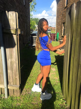 Load image into Gallery viewer, Royal Blue Champ skirt Set!