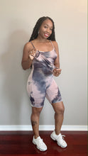 Load image into Gallery viewer, Tye dye romper w/ mask