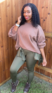 Basic sweater( mocha)